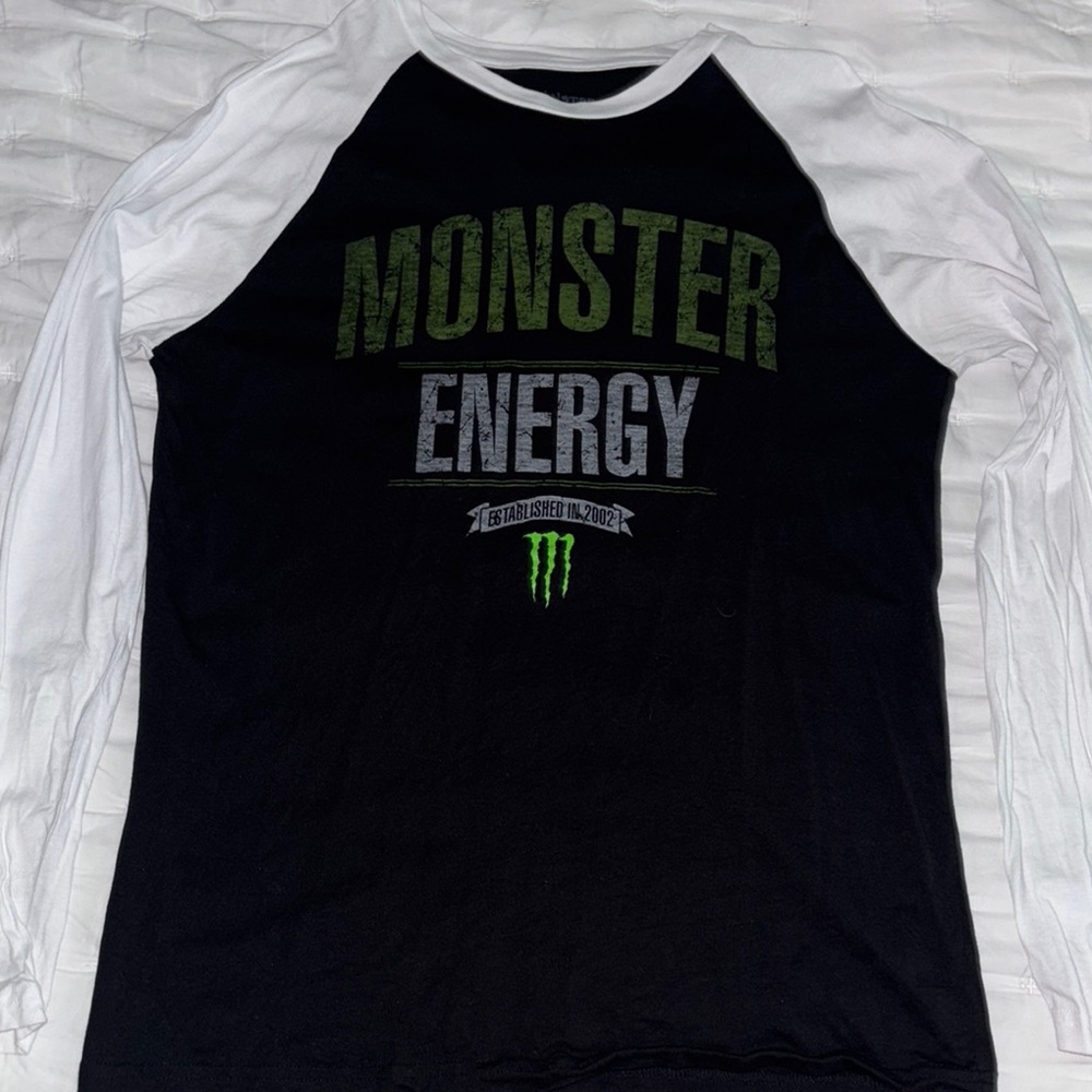 Black and White Long Sleeve Tee